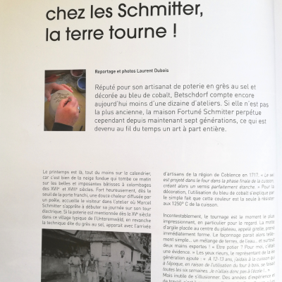 Article Origine Alsace, avec Maurice Schmitter et non Marcel